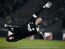 Football : Championnat de France de ligue 1 (L1)Match Lyon  OM  au stade GerlandFabien BARTHEZ