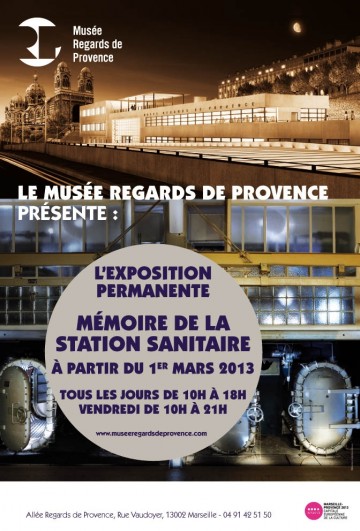 Affiche expo permanente memoire station