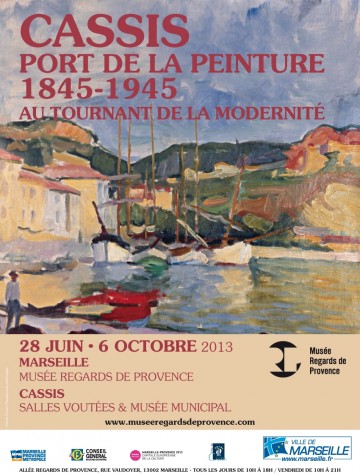 Affiche Expo CASSIS Musee Regards de Provence