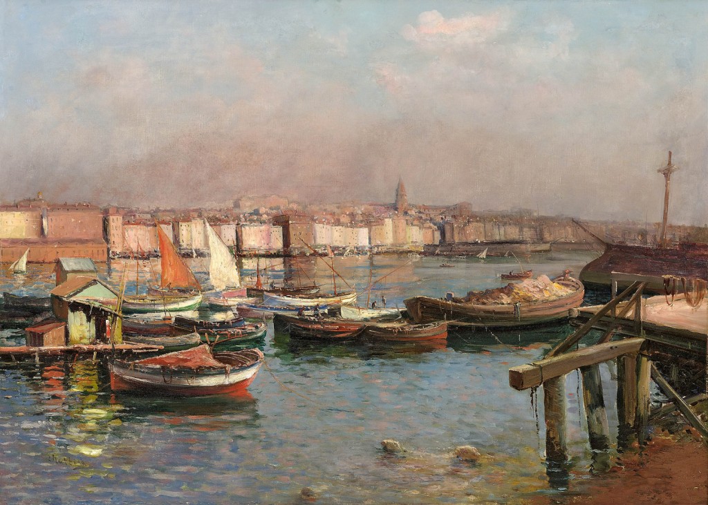 Nattero L. Le Vieux-Port vu du Bassin du Carénage webd
