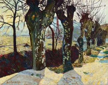 Lombard; Platane en hiver a Auriol, 1906