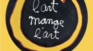 Affiche Expo L'Art mange l'Art Titre