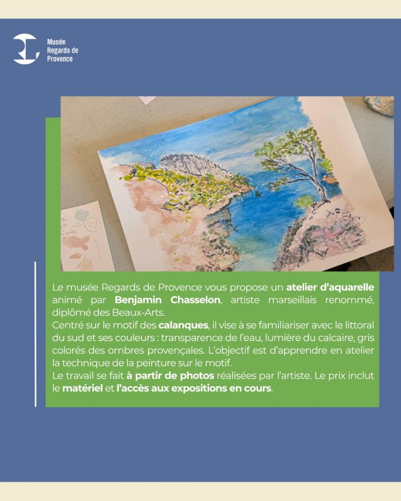 Atelier Chasselon été 2025 Post Insta 2